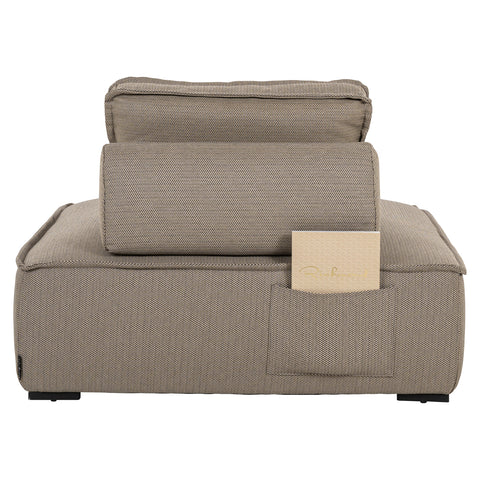 Buiten loungestoel Jondal taupe