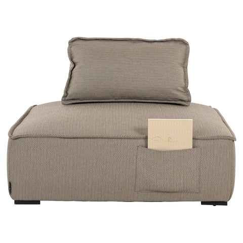 Buiten loungestoel Jondal taupe