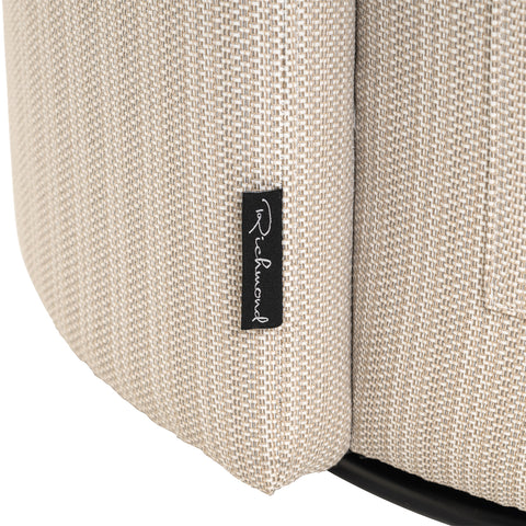 Eetkamerstoel Marlin beige voor buiten, draaibaar