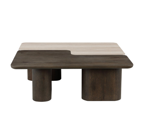 Salontafel Nando bruin (set van 2)