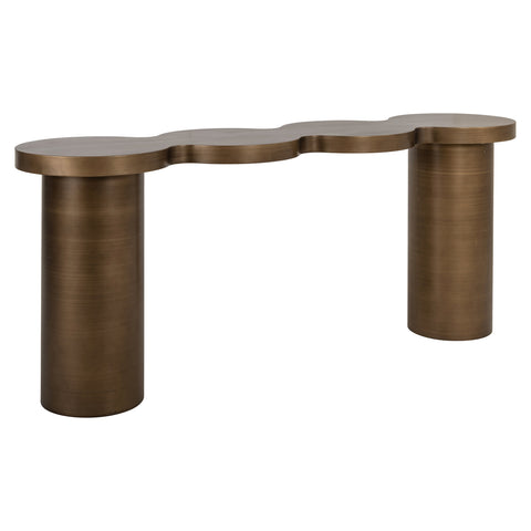 Consoletafel Bubba geborsteld goud