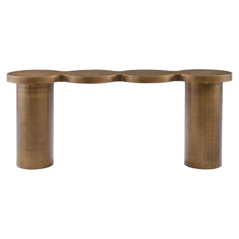 Consoletafel Bubba geborsteld goud
