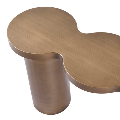 Consoletafel Bubba geborsteld goud
