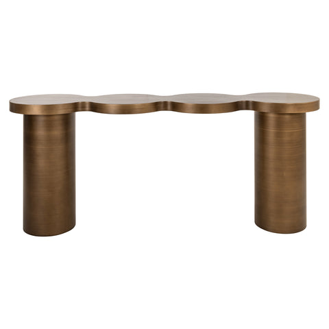 Consoletafel Bubba geborsteld goud