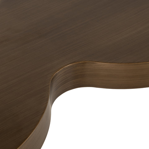 Consoletafel Bubba geborsteld goud