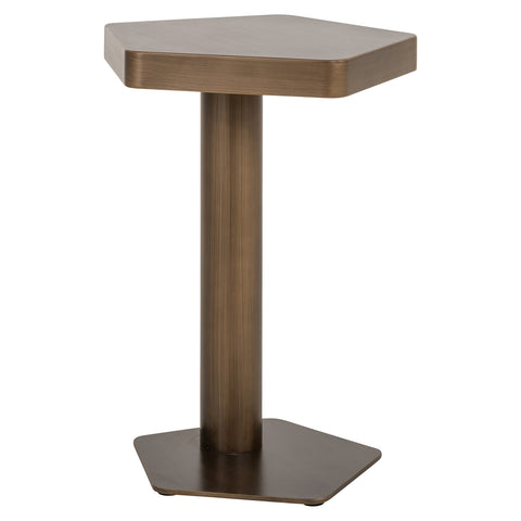 Sofatafel Hexa geborsteld goud