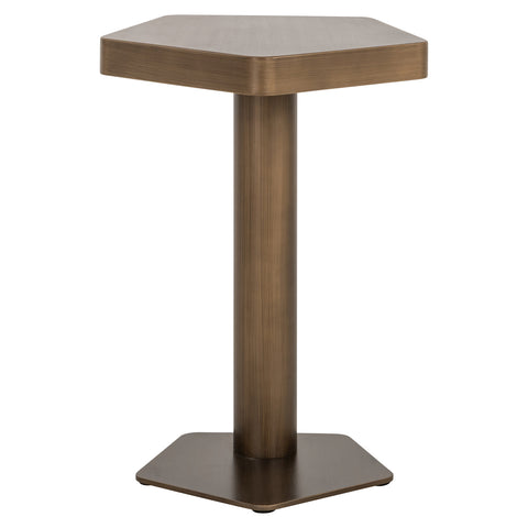 Sofatafel Hexa geborsteld goud