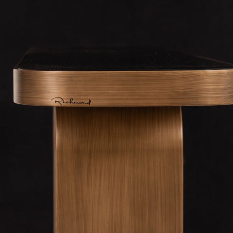 Consoletafel Locarno geborsteld goud