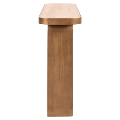 Consoletafel Locarno geborsteld goud