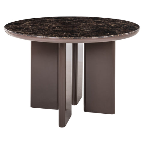 Eettafel Almundi chocoladebruin Ø 120