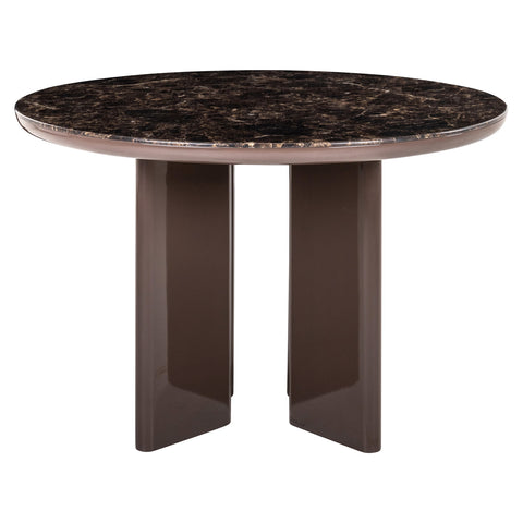 Eettafel Almundi chocoladebruin Ø 120