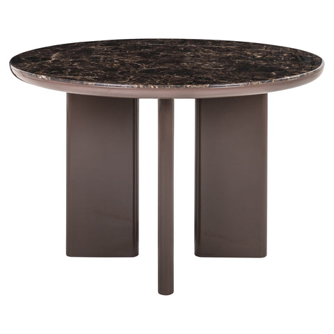 Eettafel Almundi chocoladebruin Ø 120
