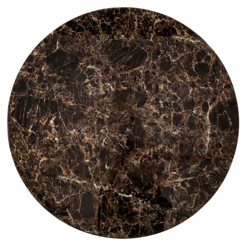 Eettafel Almundi chocoladebruin Ø 120