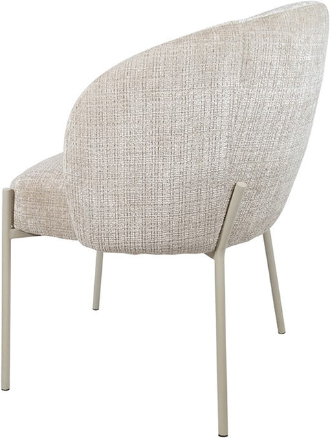 Adele - eetkamerstoel - beige poten - Cremona - Taupe 04 (set van 2)