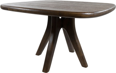 Eetkamertafel stuiver vorm 150, Mango Espresso Bruin