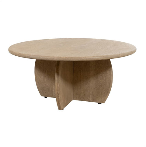 Salontafel Ø90, H40, verweerd acaciahout