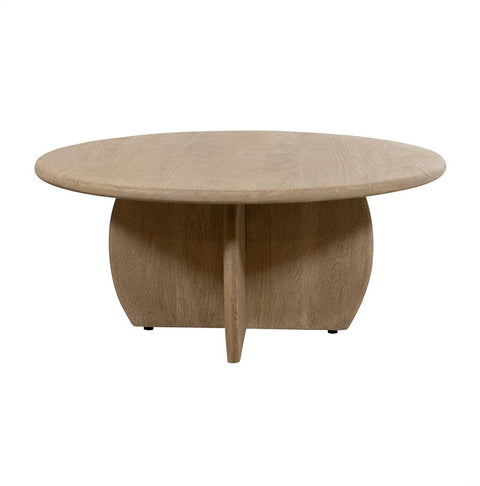 Salontafel Ø90, H40, verweerd acaciahout