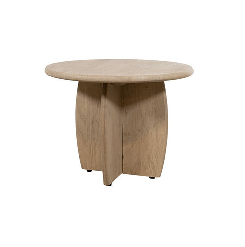 Salontafel Ø60, H45, acaciahout (verweerd hout)