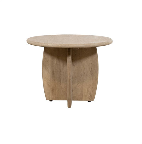Salontafel Ø60, H45, acaciahout (verweerd hout)