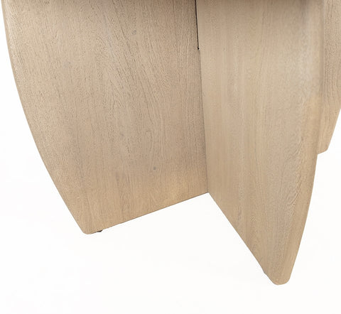 Salontafel Ø60, H45, acaciahout (verweerd hout)