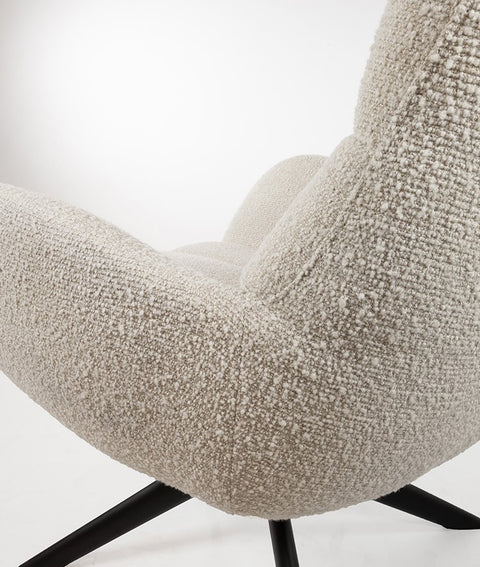 Elvis draaifauteuil 360° - Monet - Parel 0855