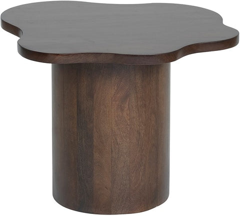 Fiore bijzettafel 65, mango bruin walnoot