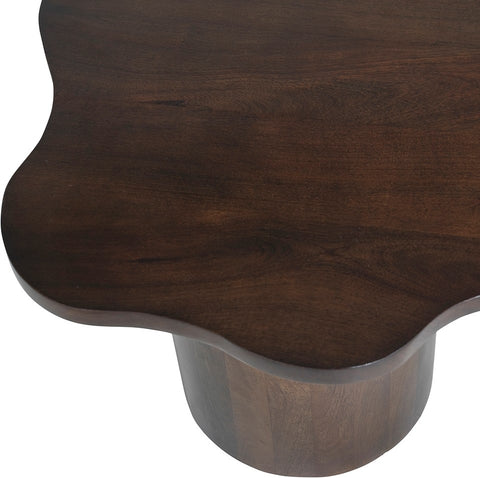 Fiore bijzettafel 65, mango bruin walnoot