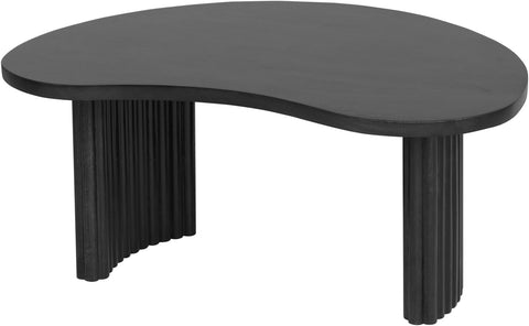 Firenze salontafel 85, boonvorm, zwart