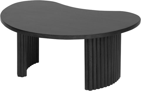 Firenze salontafel 85, boonvorm, zwart