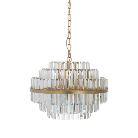Hanglamp Desire geborsteld goud klein