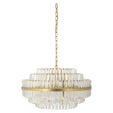 Hanglamp Desire geborsteld goud groot