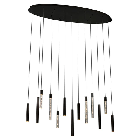 Hanglamp Oxley brons groot