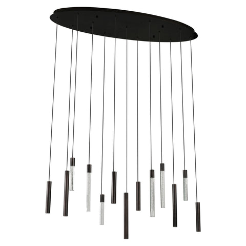 Hanglamp Oxley brons groot