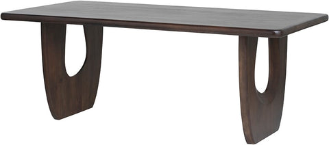 Eetkamertafel 200, mango bruin walnoot