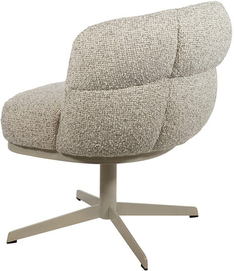 JLo eetkamerstoel - beige draaipoot 360 - Cuzco - Fog 3