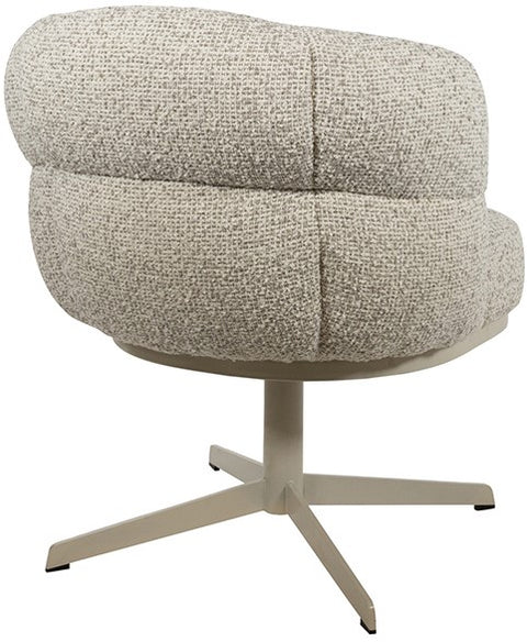 JLo eetkamerstoel - beige draaipoot 360 - Cuzco - Fog 3
