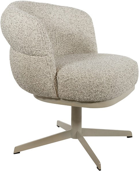 JLo eetkamerstoel - beige draaipoot 360 - Cuzco - Fog 3