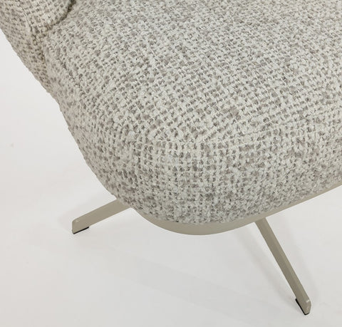 JLo eetkamerstoel - beige draaipoot 360 - Cuzco - Fog 3