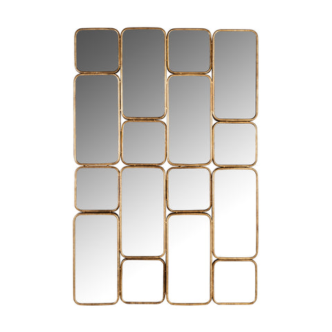 Spiegel Berk goud
