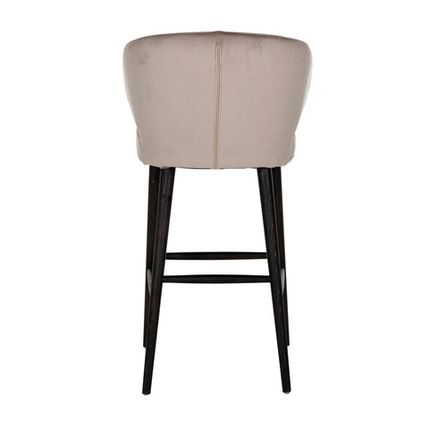 Barstoel Indigo kaki fluweel