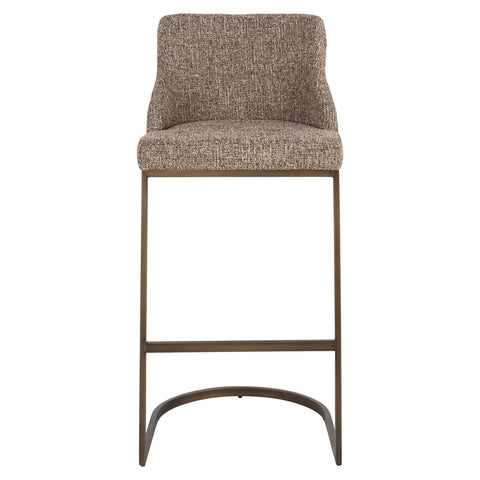 Barstoel Bolton bruin tweed (Set van 2)