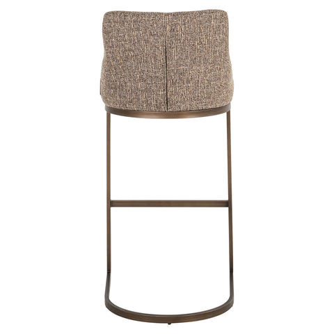 Barstoel Bolton bruin tweed (Set van 2)