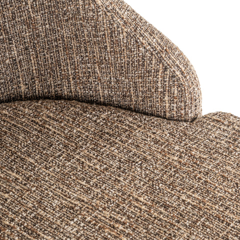 Barstoel Bolton bruin tweed (Set van 2)