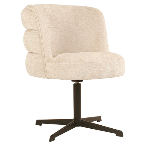 Eetkamerstoel Alexander Jones crème fusion draaibaar (Chadwick)