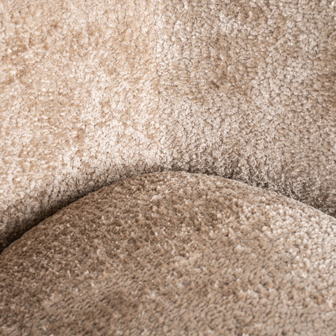 Loungestoel Estelle schapenvacht naturel draaibaar