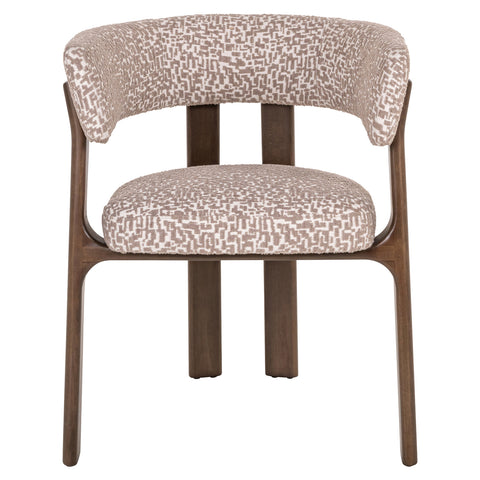 Eetkamerstoel Contigo naturel geometrisch