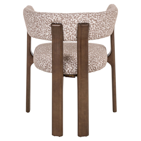 Eetkamerstoel Contigo naturel geometrisch