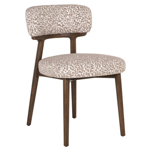 Eetkamerstoel Basker naturel geo (Set van 2)