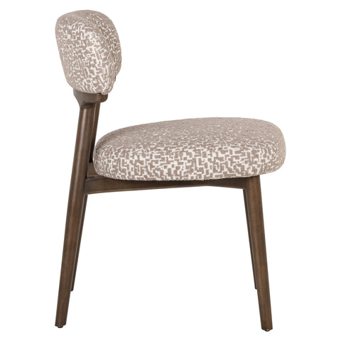 Eetkamerstoel Basker naturel geo (Set van 2)