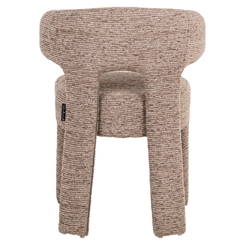 Eetkamerstoel Nerio mocca linear